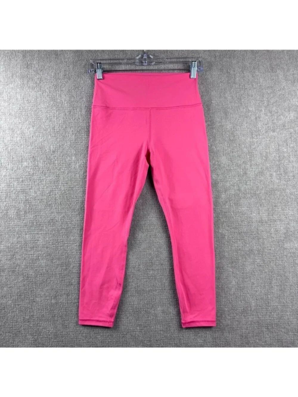 Athleta Transcend 7/8 Tight S M Pink Leggings High Rise Soft Stretch Performance